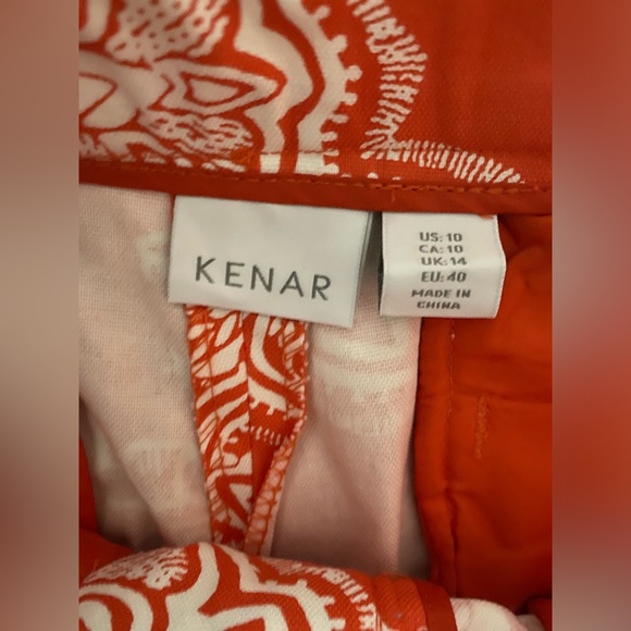 NWT BEAUTIFUL BRIGHT CORAL SHORTS SIZE 10 - Picture 4 of 5